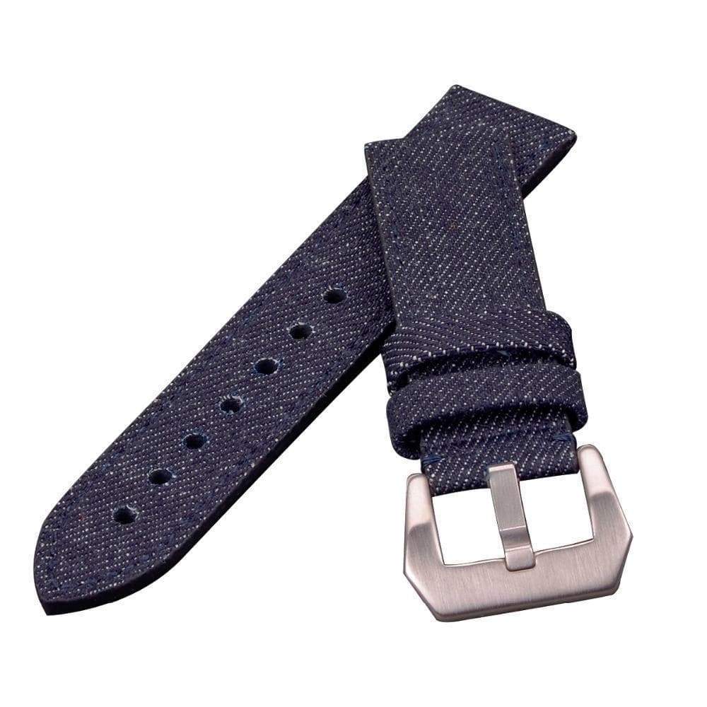 20mm 22mm 24mm Denim Leather Watch Strap W076 Watch Singapore