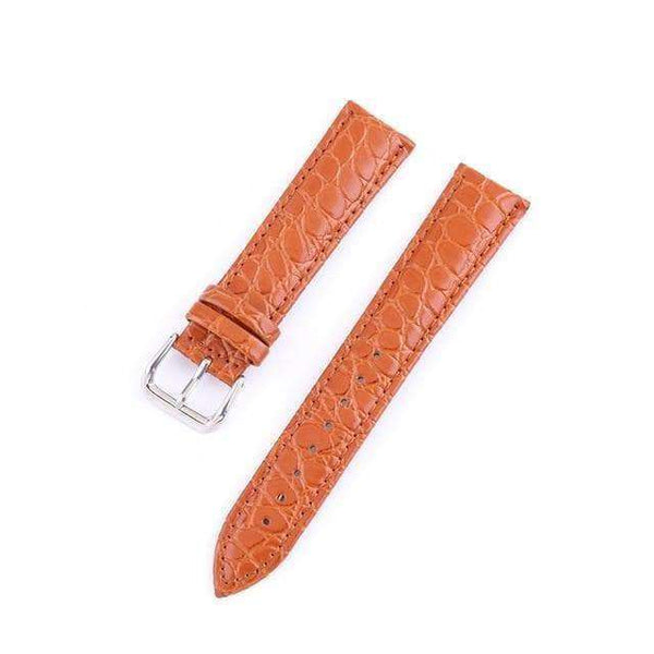 Coral 12mm 13mm 14mm 15mm 16mm 17mm 18mm 19mm 20mm 21mm 22mm 23mm 24mm Leather Watch Strap [W118]