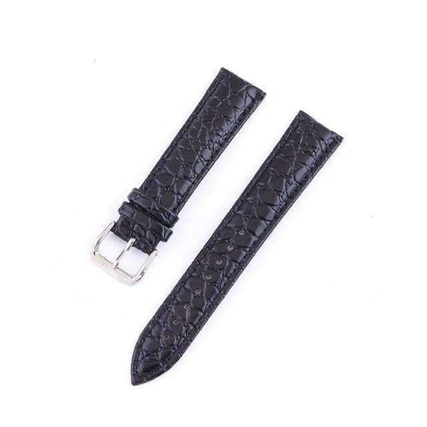 Dark Slate Gray 12mm 13mm 14mm 15mm 16mm 17mm 18mm 19mm 20mm 21mm 22mm 23mm 24mm Leather Watch Strap [W118]