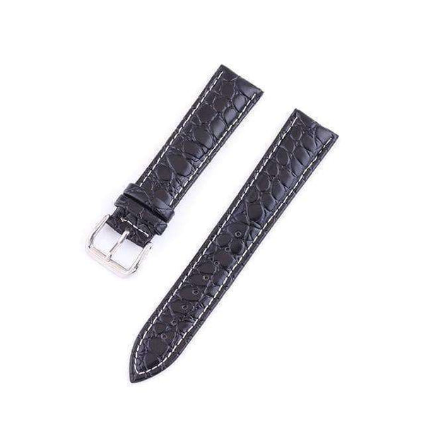 Dark Slate Gray 12mm 13mm 14mm 15mm 16mm 17mm 18mm 19mm 20mm 21mm 22mm 23mm 24mm Leather Watch Strap [W118]