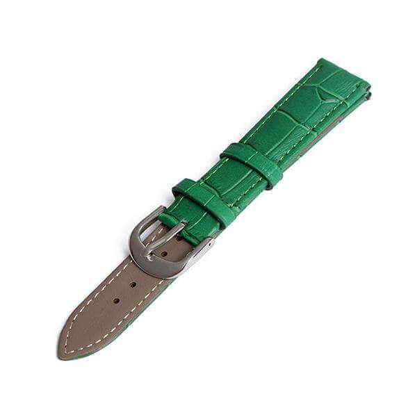 12mm 14mm 16mm 18mm 19mm 20mm 22mm White / Orange / Red / Pink / Blue / Purple / Green / Brown / Black Leather Watch Strap [W050]