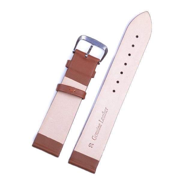 12mm 14mm 16mm 18mm 20mm 22mm White / Pink / Brown / Black Leather Watch Strap [W088]