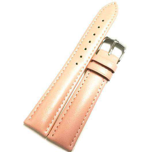 12mm 14mm 16mm 18mm 20mm 22mm White / Red / Pink / Blue / Purple / Brown / Black Leather Watch Strap [W057]