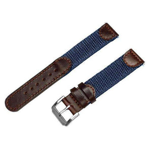 16mm 17mm 18mm 19mm 20mm 22mm 24mm Blue / Green / Brown / Black Nylon Watch Strap [W132]