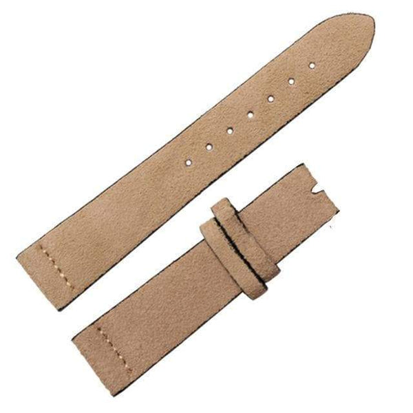 16mm 18mm Red / Blue / Khaki / Brown / Grey / Black Suede Leather Watch Strap [W091]