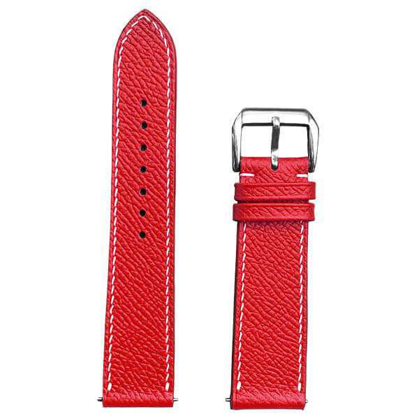 Firebrick [Custom] Handmade Epsom Watch Strap