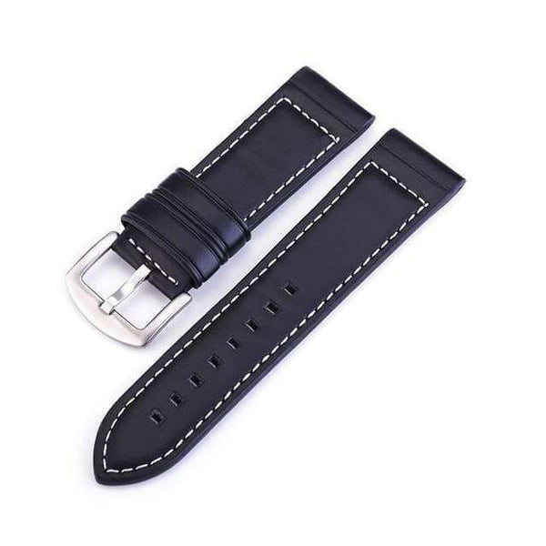 Dark Slate Gray 18mm 20mm 22mm 24mm Blue / Brown / Black Leather Watch Strap [W123]