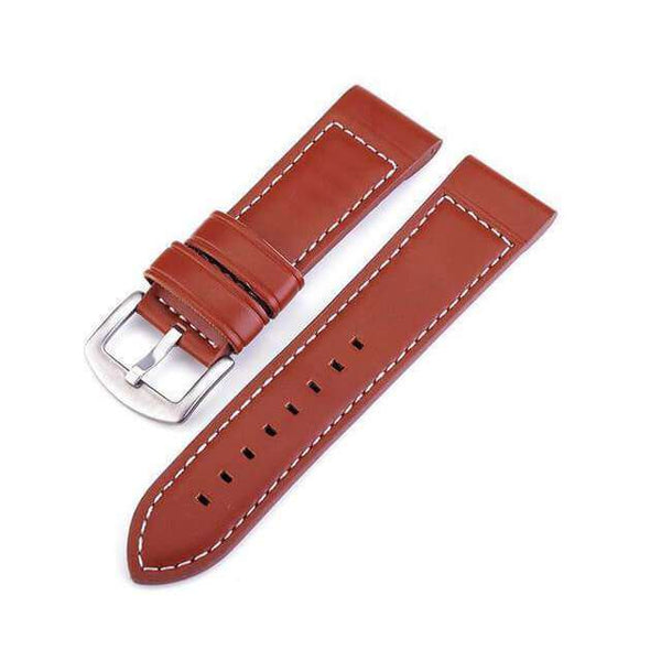 Sienna 18mm 20mm 22mm 24mm Blue / Brown / Black Leather Watch Strap [W123]