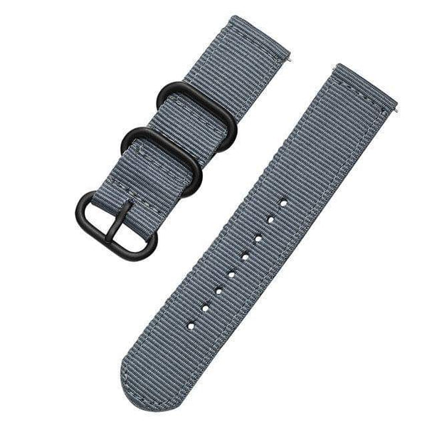 18mm 20mm 22mm 24mm Orange / Blue / Green / Black Nylon Watch Strap with Quick Release Pin [W055]