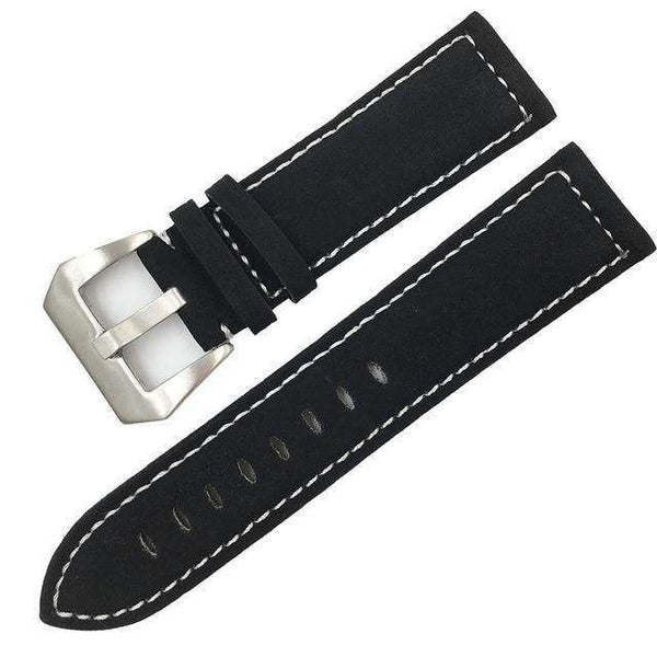 18mm 20mm 22mm 24mm Red / Blue / Green / Brown / Black Leather Watch Strap [W015]