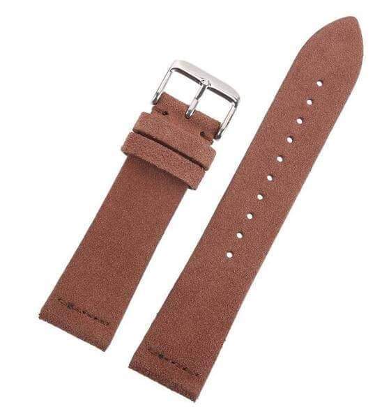 18mm 20mm 22mm Blue / Beige / Brown/ Grey / Black Suede Leather Watch Strap [W157]