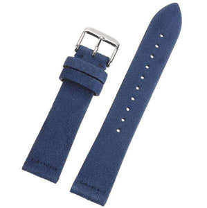 18mm 20mm 22mm Blue / Beige / Brown/ Grey / Black Suede Leather Watch Strap [W157]