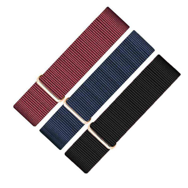 18mm 20mm Red / Blue / Black Nylon Nato Watch Strap [W149]