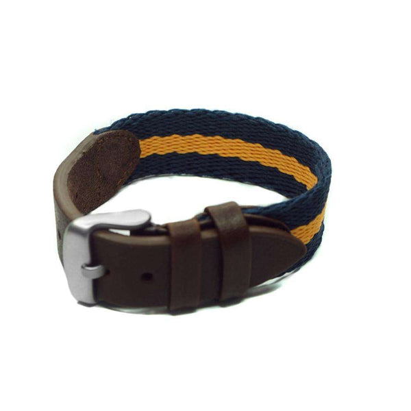 18mm White / Yellow / Blue / Red Nylon Watch Strap [W133]