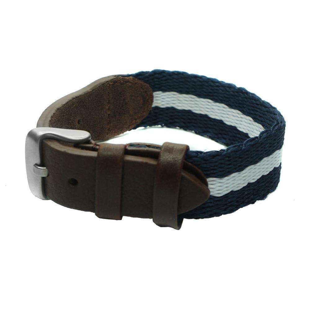 18mm White / Yellow / Blue / Red Nylon Watch Strap [W133]
