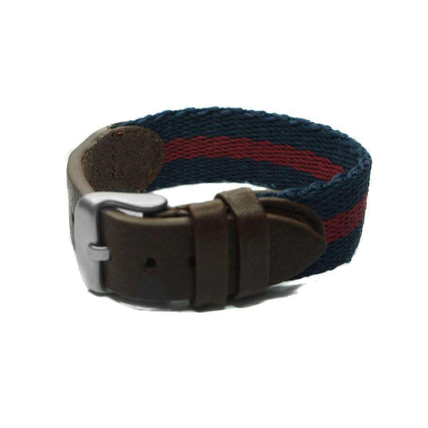 18mm White / Yellow / Blue / Red Nylon Watch Strap [W133]