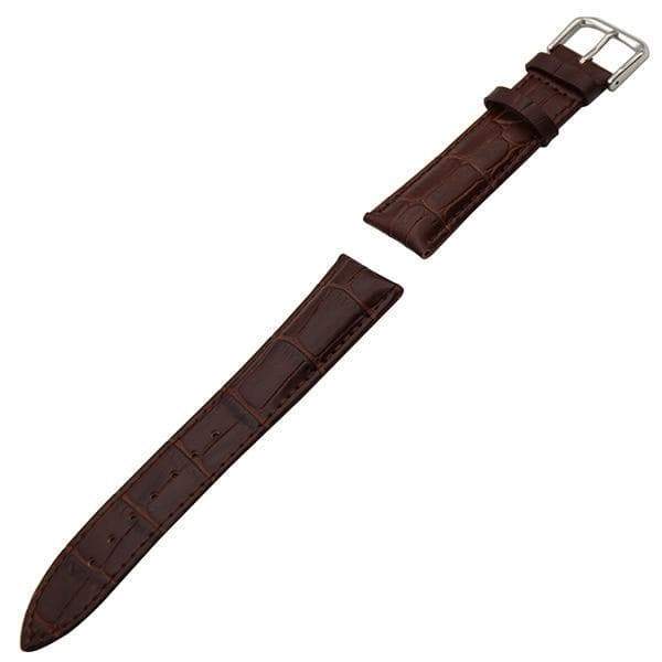19mm 20mm 21mm 22mm 23mm 24mm White / Red / Pink / Blue / Purple / Green / Brown / Grey / Black Leather Watch Strap with Pin Buckle [W043]