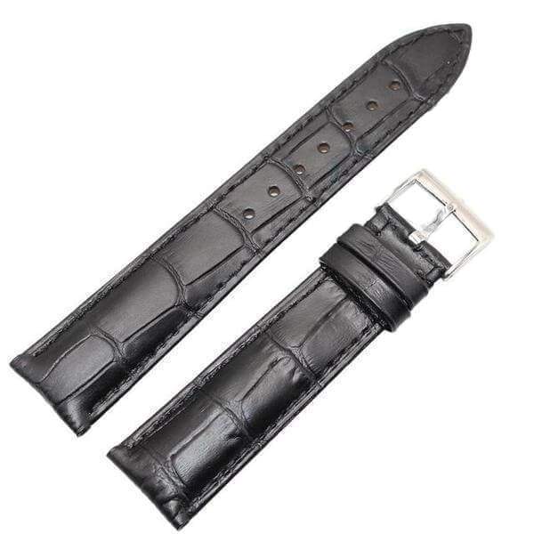 19mm 20mm 21mm 22mm Brown / Black Leather Watch Strap [W137]