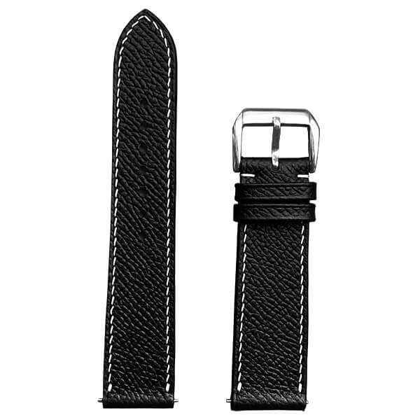 Black [Custom] Handmade Epsom Watch Strap