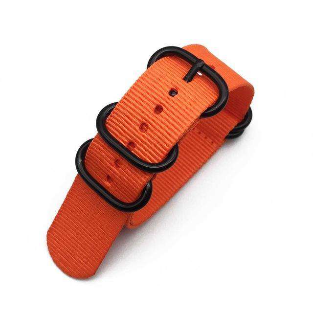 20mm 22mm 24mm Orange / Red / Blue / Green / Beige / Grey / Black ZULU Watch Strap [W113]