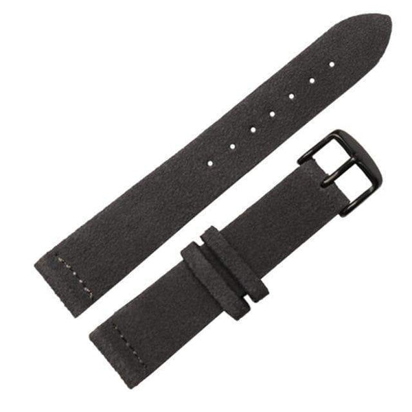 20mm 22mm Red / Blue / Khaki / Brown / Grey / Black Suede Leather Watch Strap [W091]
