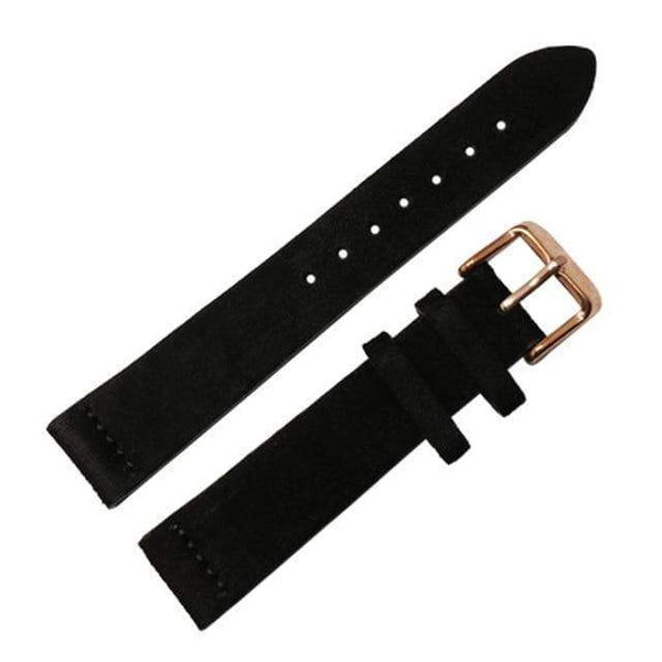 20mm 22mm Red / Blue / Khaki / Brown / Grey / Black Suede Leather Watch Strap [W091]