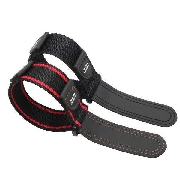 20mm Blue / Grey / Black Canvas Watch Strap [W128]