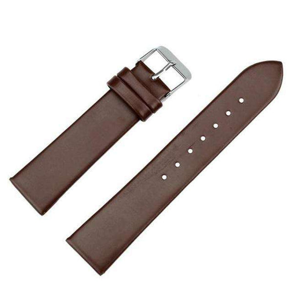 20mm White / Red / Pink / Brown / Black Leather Watch Strap [W112]