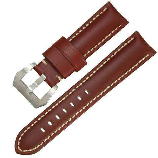 22mm 24mm 26mm Green / Brown / Black Leather Watch Strap [W098]