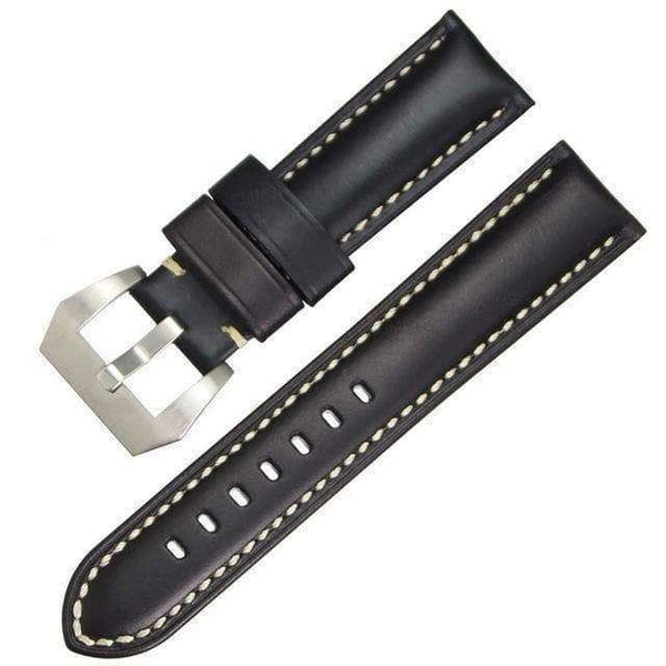 22mm 24mm 26mm Green / Brown / Black Leather Watch Strap [W098]