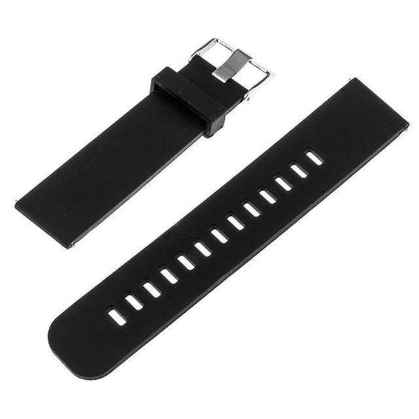 17mm 18mm 19mm 20mm 21mm 22mm Red / Blue / Green / Grey / Black Rubber Watch Strap with Quick Release Pin [W033]