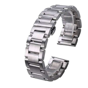 Lavender 18mm 20mm 21mm 22mm 23mm 24mm Silver Stainless Steel Bracelet Watch Strap [W062]