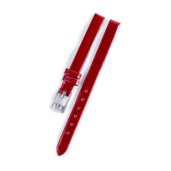 8mm Red / Pink / Blue / Brown / Black Leather Watch Strap [W101]