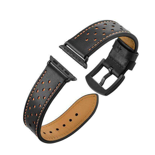 Green / Brown / Grey/ Black Leather Watch Bands for Apple Watch [W146]