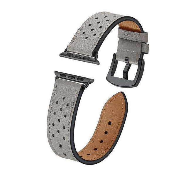 Green / Brown / Grey/ Black Leather Watch Bands for Apple Watch [W146]