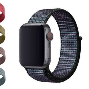 Black Nylon Watch Bands for Apple Watch [X]