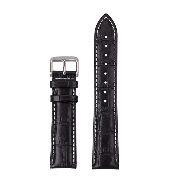 12mm 14mm 16mm 18mm 19mm 20mm 21mm 22mm 24mm 26mm White / Red / Pink / Brown / Black Leather Watch Strap [W173]