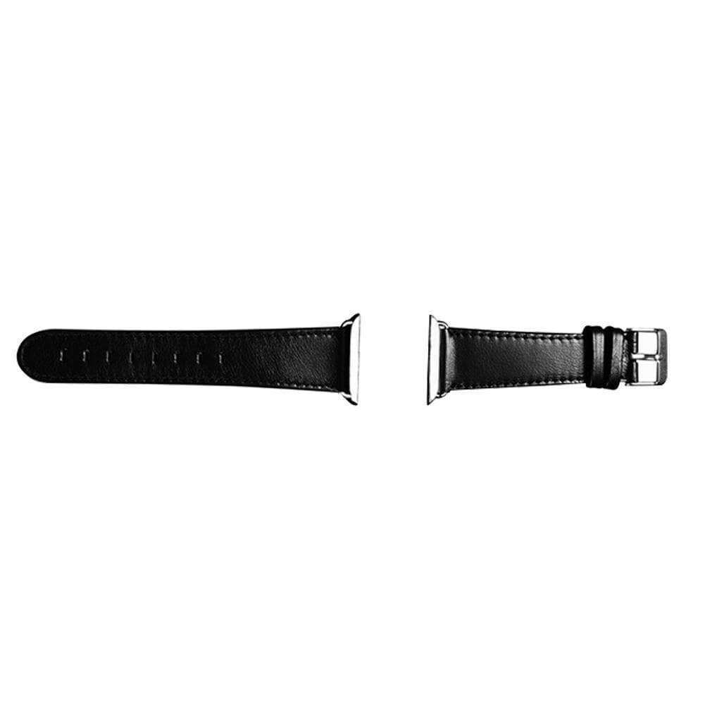 Red Blue Brown Black Leather Watch Bands for Apple Watch X