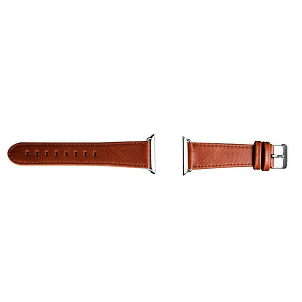 Red / Blue / Brown / Black Leather Watch Bands for Apple Watch [X]