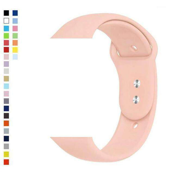 Light Pink Silicone Watch Bands for Apple Watch [W036]